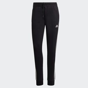 NWT Adidas Women Essentials 3-Stripes French Terry Cuffed Pants (100% Cotton)